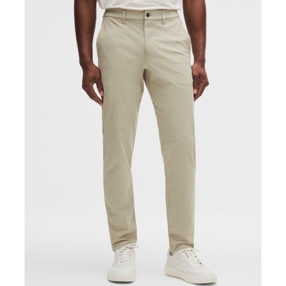 $138 Lululemon ABC Classic Fit 5 Pocket Pant Warm Ash Grey Men's Size 38